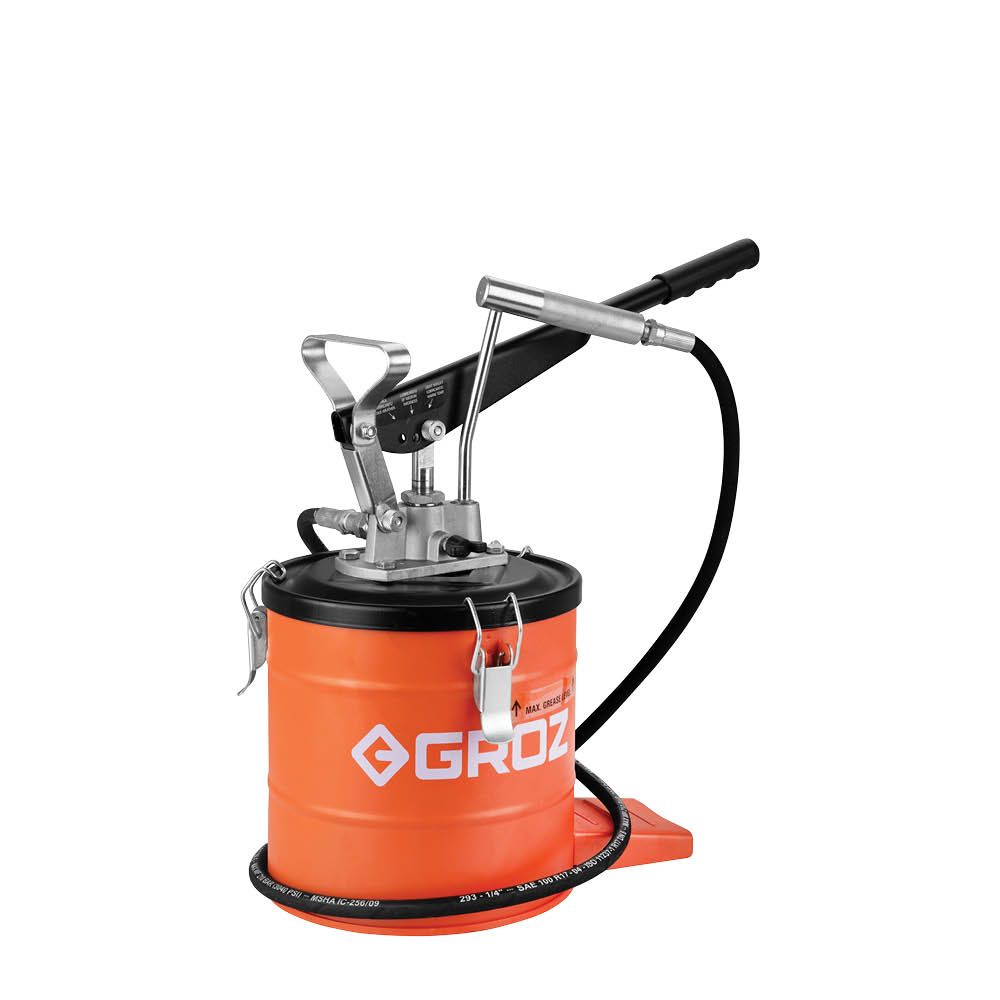 GROZ 6 Kg Bucket Grease Pump with Quick Connect Coupler VGP/6A/Q