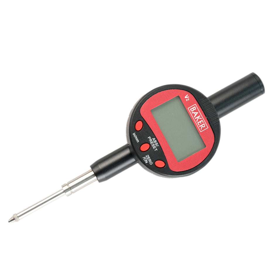 Baker V2 Digital Dial Gauge, Reading 0.01mm, Range 0 - 25mm