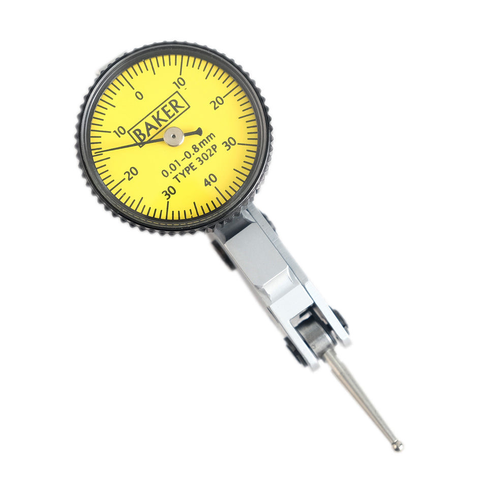 Baker 302P Lever type Dial Gauge, Range 0.08mm, Reading 0.01mm