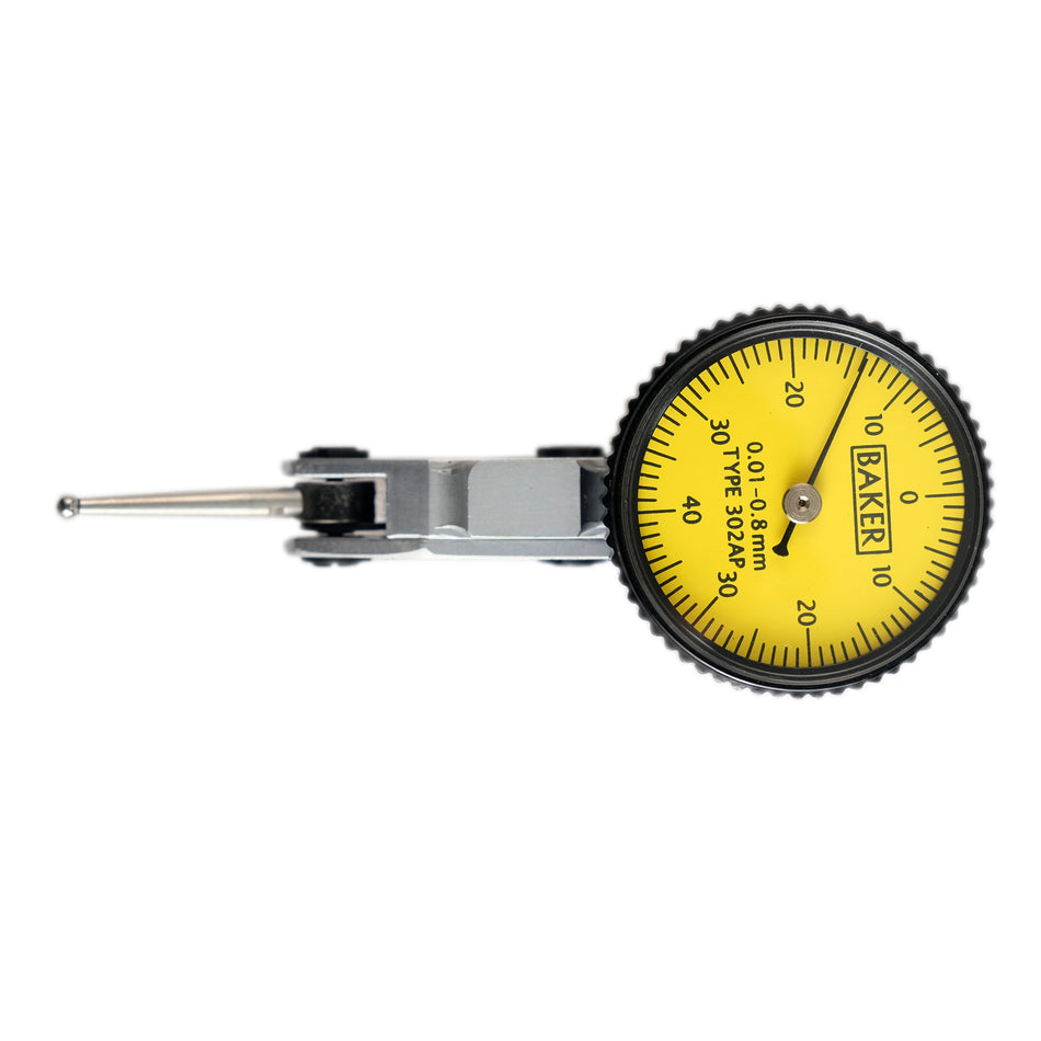 Baker 302AP Lever type Dial Gauge, Range 0.08mm, Reading 0.01mm