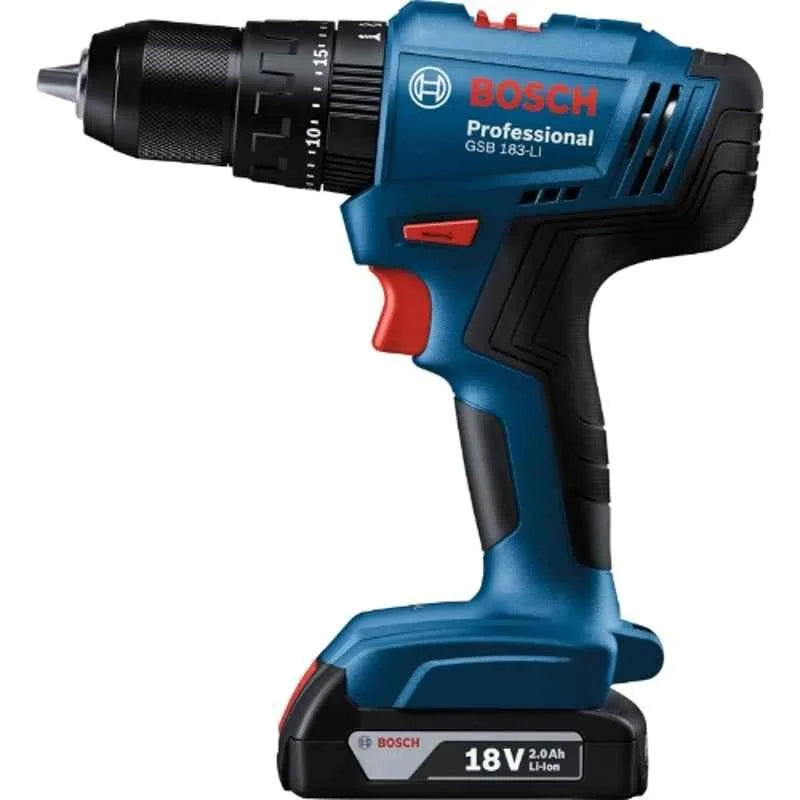 BOSCH -GSB 183-Li Cordless Impact Drill/Drivers With 2 Batteries-06019K91F0