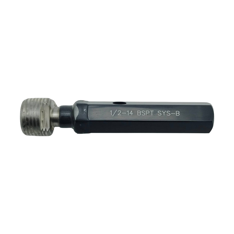 Baker 1/2" BSPT  SYS-B TPI 14 Taper Thread Plug Gauge