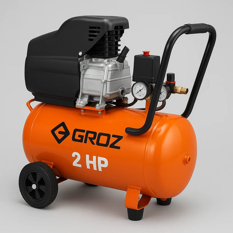 Groz 2Hp Direct Drive Air Compressor, RAC/DD/2-11/24-1