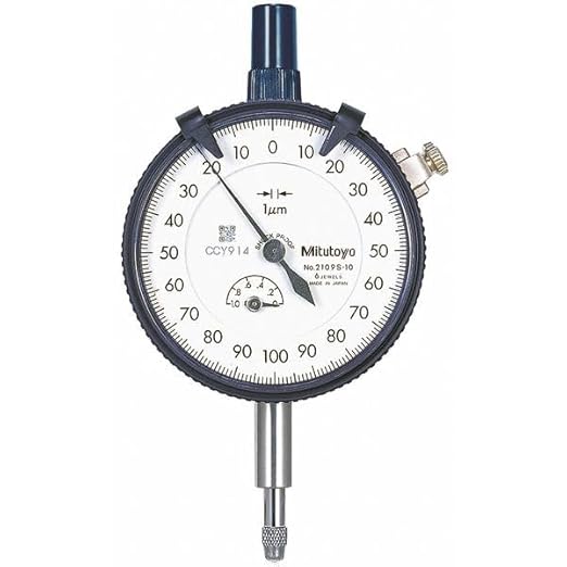 Mitutoyo 2109A Dial Indicator DG 0.001 Grad, 0-1mm Range