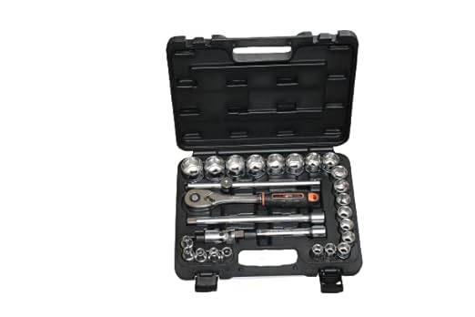 Groz Socket Set 27 Pcs. KIT/SKT/H/1-2/27/UG