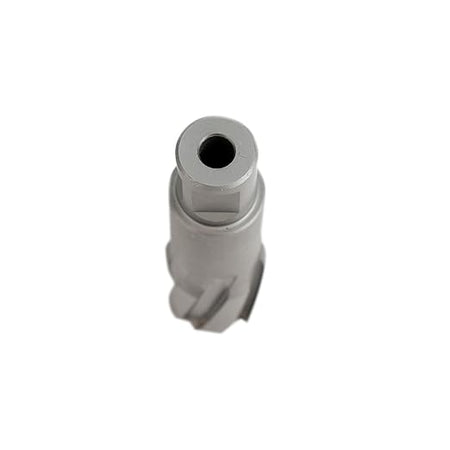Metal component on a white background