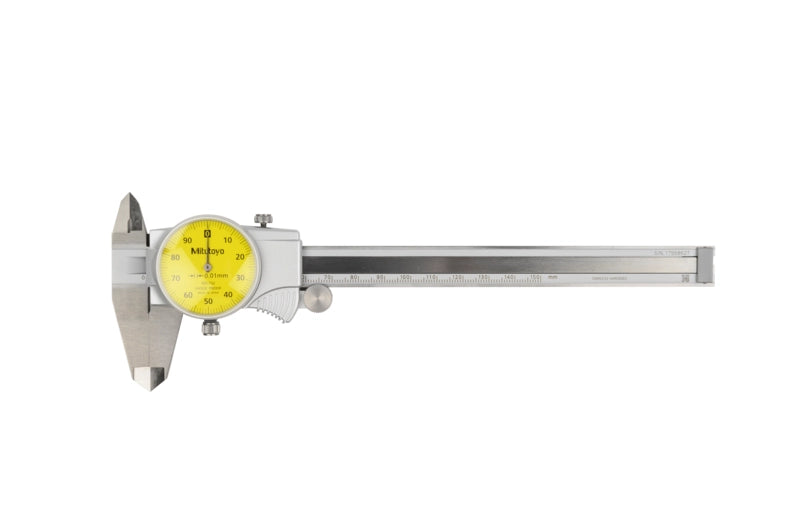 Mitutoyo 505-732 Dial Vernier Caliper, Range 0 - 150 mm