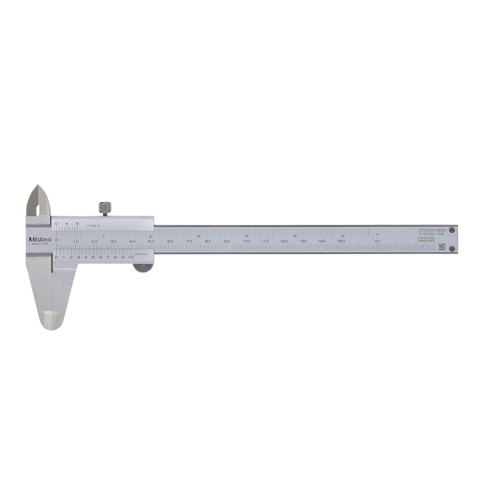 Mitutoyo 530-118 Vernier Calipers, Stainless Steel
