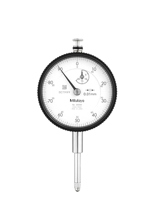 Mitutoyo 2050A Dial Indicator, Range 20 mm, Graduation 0.01 mm