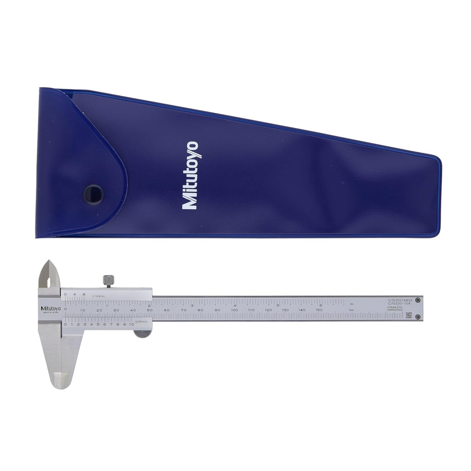 Mitutoyo 530-118 Vernier Calipers, Stainless Steel