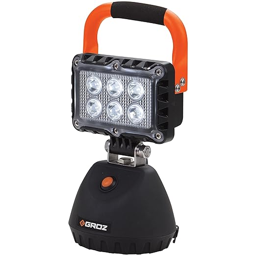 Groz LED/621 Portable Rechargeable LED Work Light/Lamp