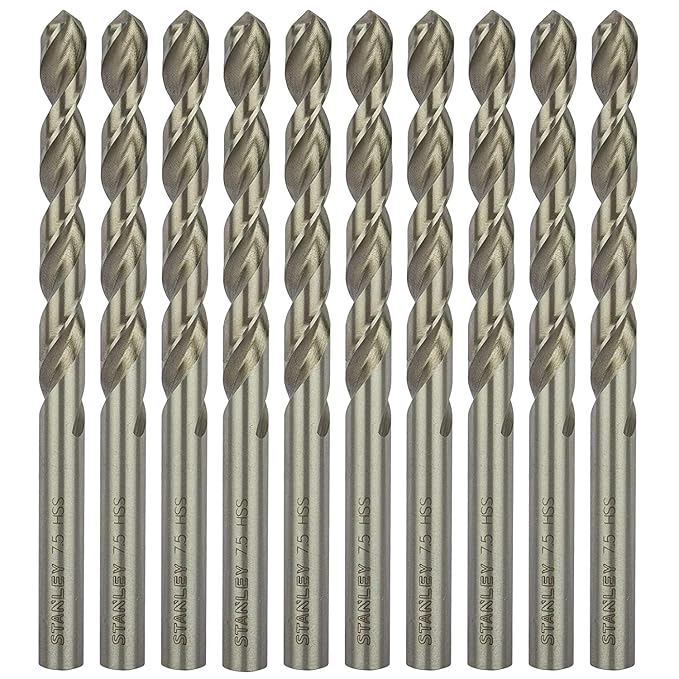 STANLEY - STA50104B05-IN -HSS 8mm Drill Machine Bit