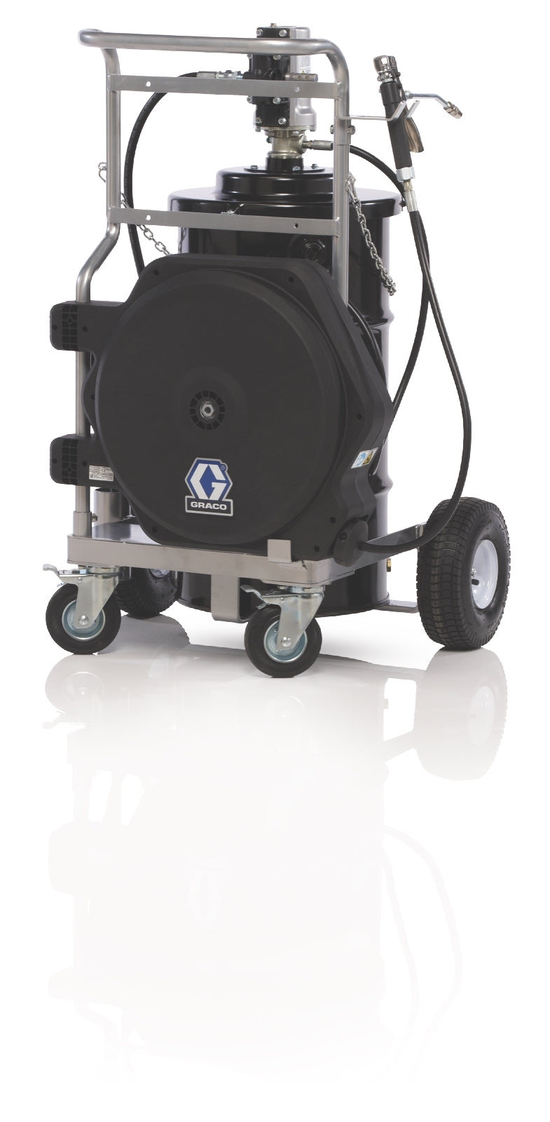 Graco LD Series 50:1 54 kg (120 lb.) Grease Pump – Mobile Package, 24J060