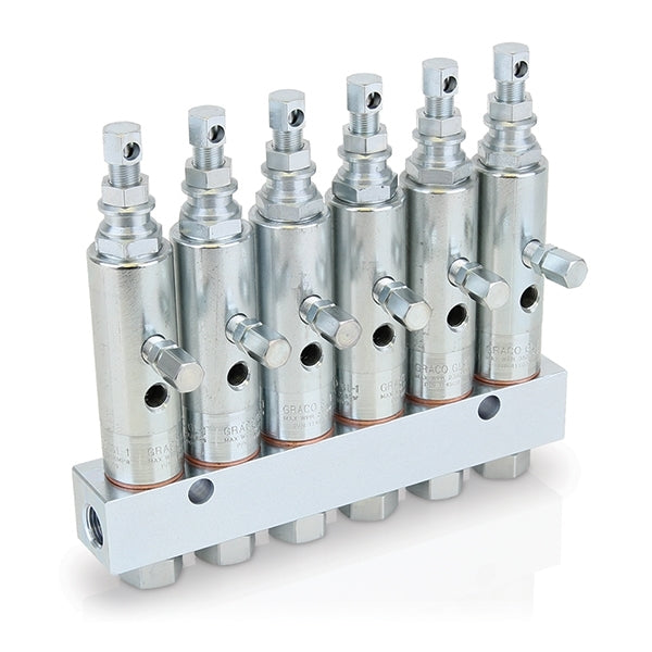 Graco GL-1™ Grease Injectors – 6 Injectors and Manifold, 117206