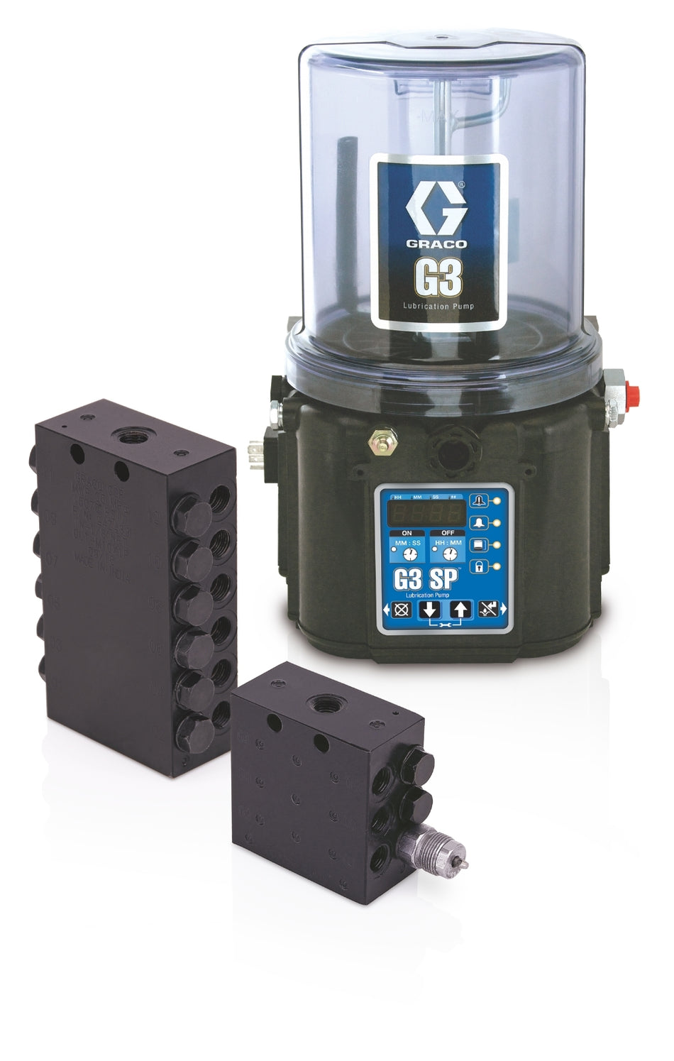 Graco CSP Divider Valve, 1/8 inch NPT, 8 Outlets, 24Z487