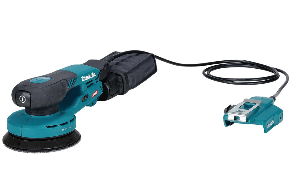 Makita BO001CGZ 40Vmax XGT BL AWS 125 mm (5″) Battery Powered Variable Speed Random Orbit Sander with Built-In Dust Extraction System