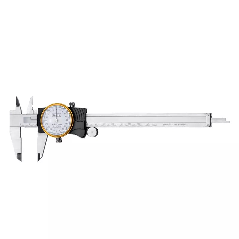 Caliper measuring tool on a white background