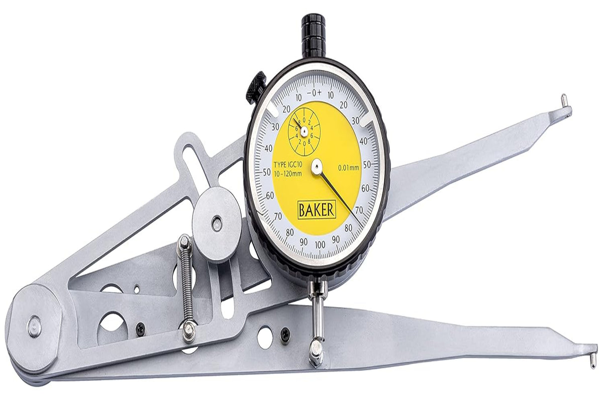 Baker dial indicator tool on a white background