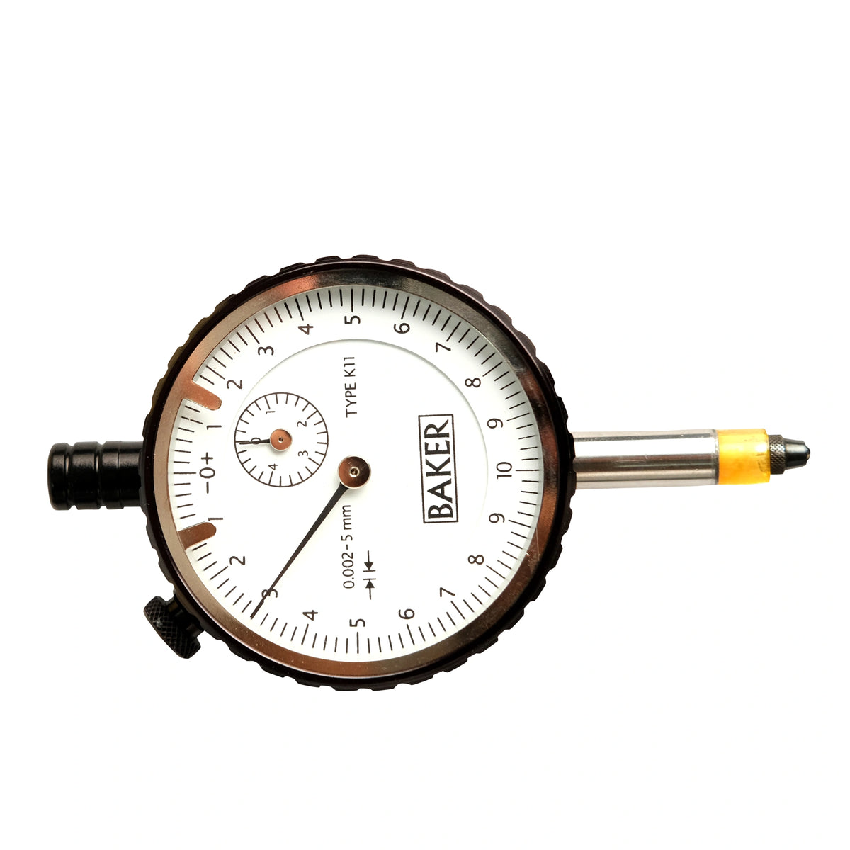 Baker gauge on a white background