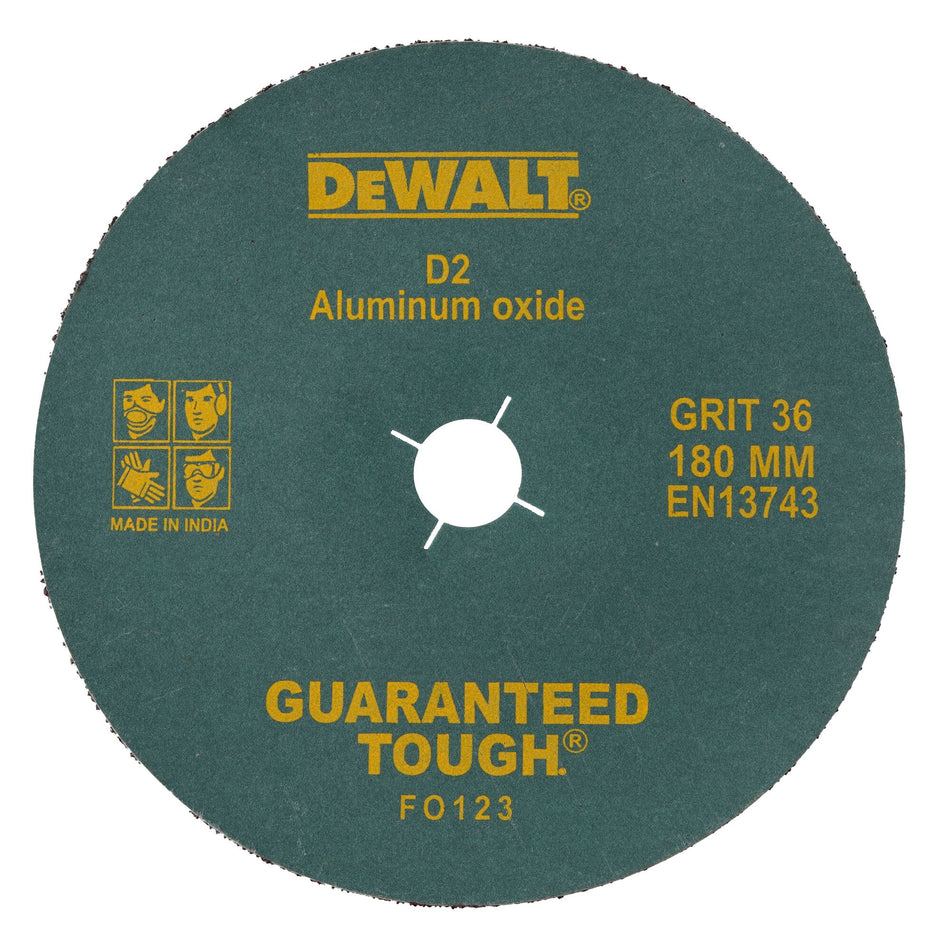 Dewalt ALO Fiber Disc G36 180 X 22.23 D2-IN