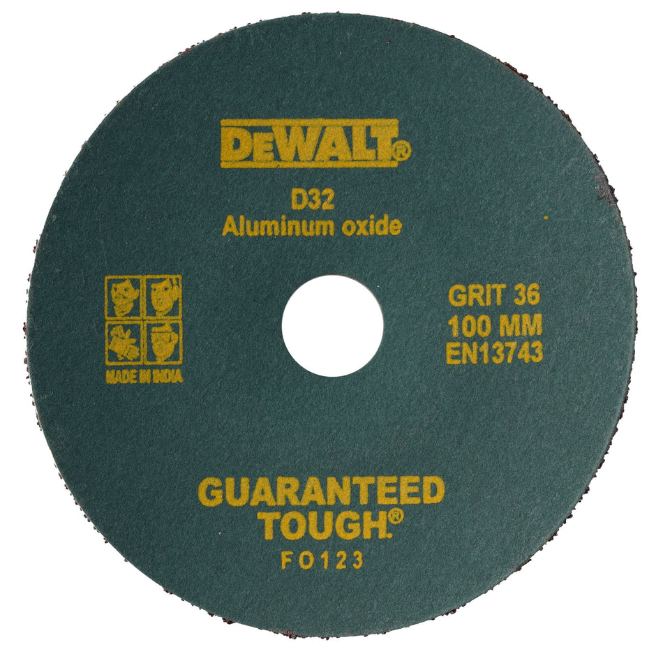 Dewalt ALO Fiber Disc G36 100 X 16 D32-IN