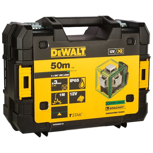 Dewalt 360° Multiline Laser 12V - Green DCE089D1G-QW