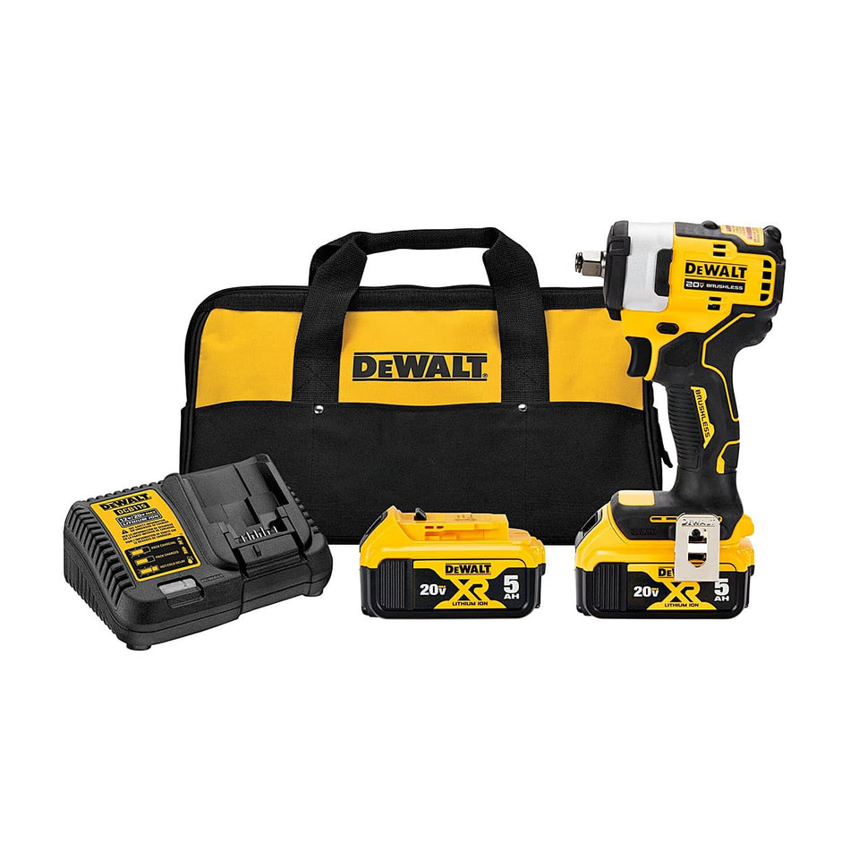 Dewalt 20V Max 1/2inch BL CompactImpact Wrench DCF911P2-IN