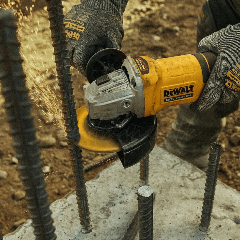 Dewalt 18V 5.0Ah 100mm Brushless Slide Medium Angle Grinder Kit DCG407P2T-B1