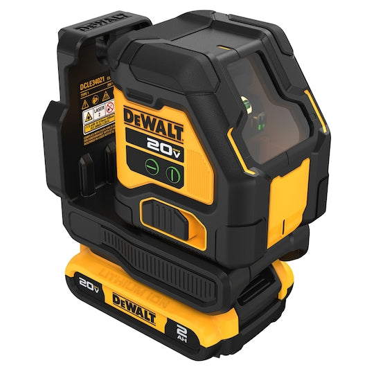 Dewalt Compact 18V Cross Line Laser Green DCLE34021D1-QW