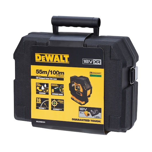 Dewalt Compact 18V Cross Line Laser Green DCLE34021D1-QW