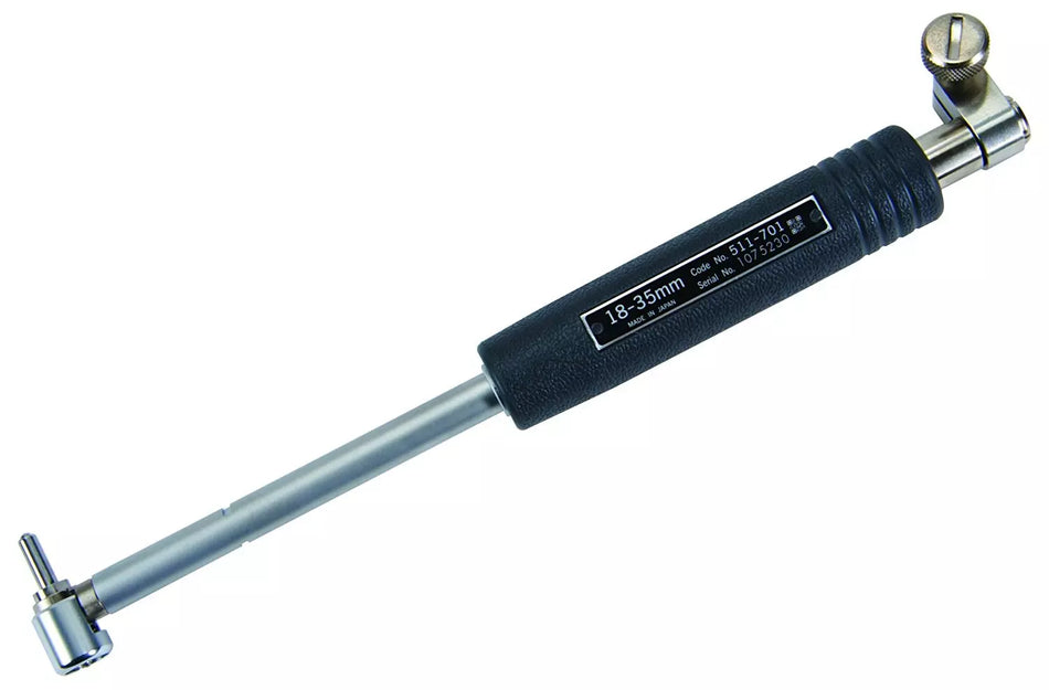 Mitutoyo 511-701 Dial Bore Gauge, Range 18-35 mm, Without Dial Indicator