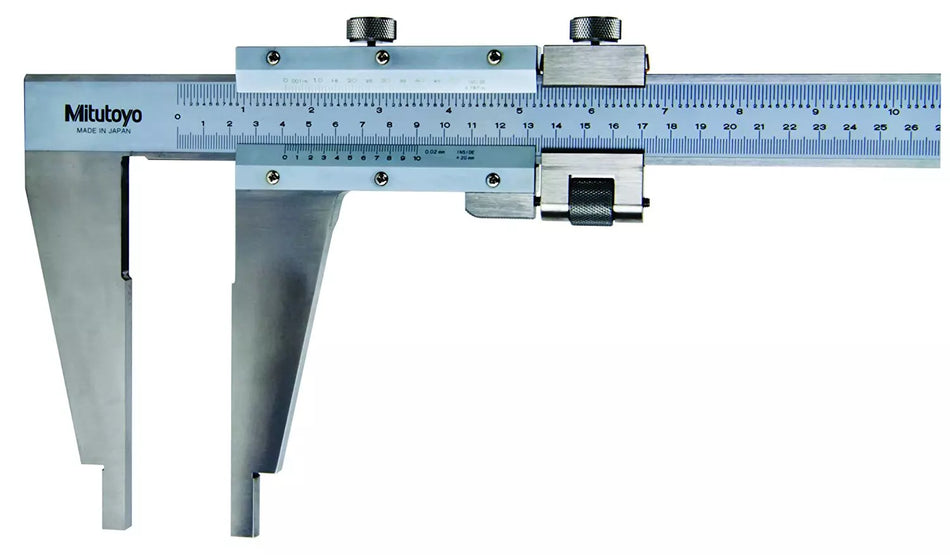 Mitutoyo caliper on a white background