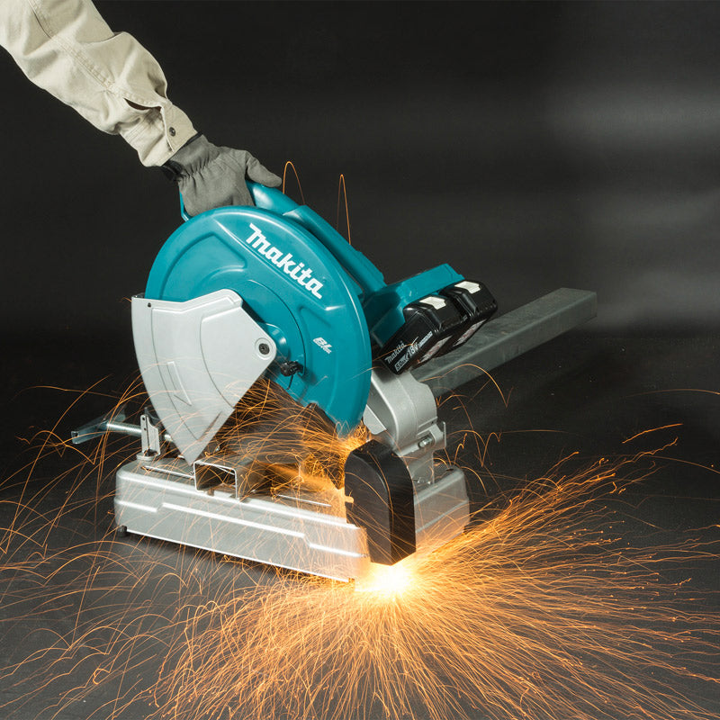 MAKITA 355mm Cordless Portable Cut Off, DLW140PT2