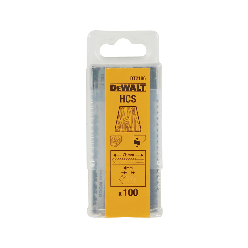 Dewalt HCS Jigsaw Blade For Fast Straight Cuts (T144D) (Pack Of 100) DT2186-QZ