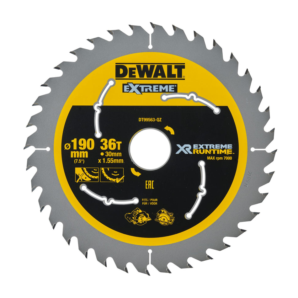 Dewalt XR- Xtreme Series 190MM X 30MM Bore X 36T CSB DT99563-QZ