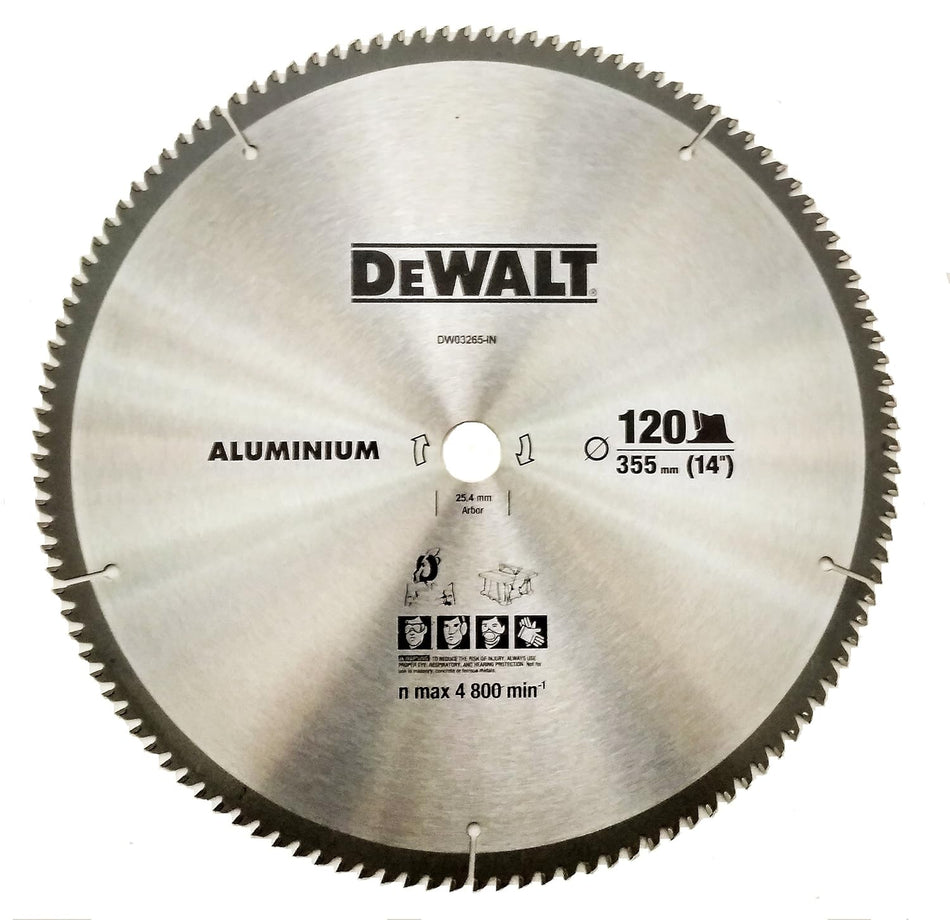 Dewalt Saw Blade 14" 120T Aluminum DW03265-IN