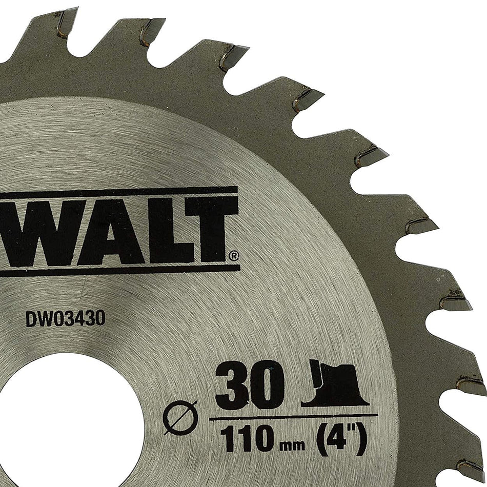 Dewalt 110mm 30T TCT Saw Blade DW03430-IN