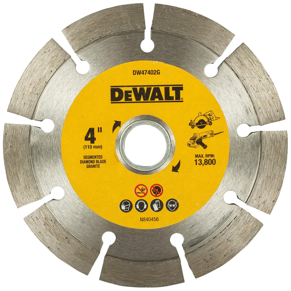 Dewalt 4" - 110mm x 20 Continuous Marble Cutting Blade (Pck Of 25) DW47402G-IN