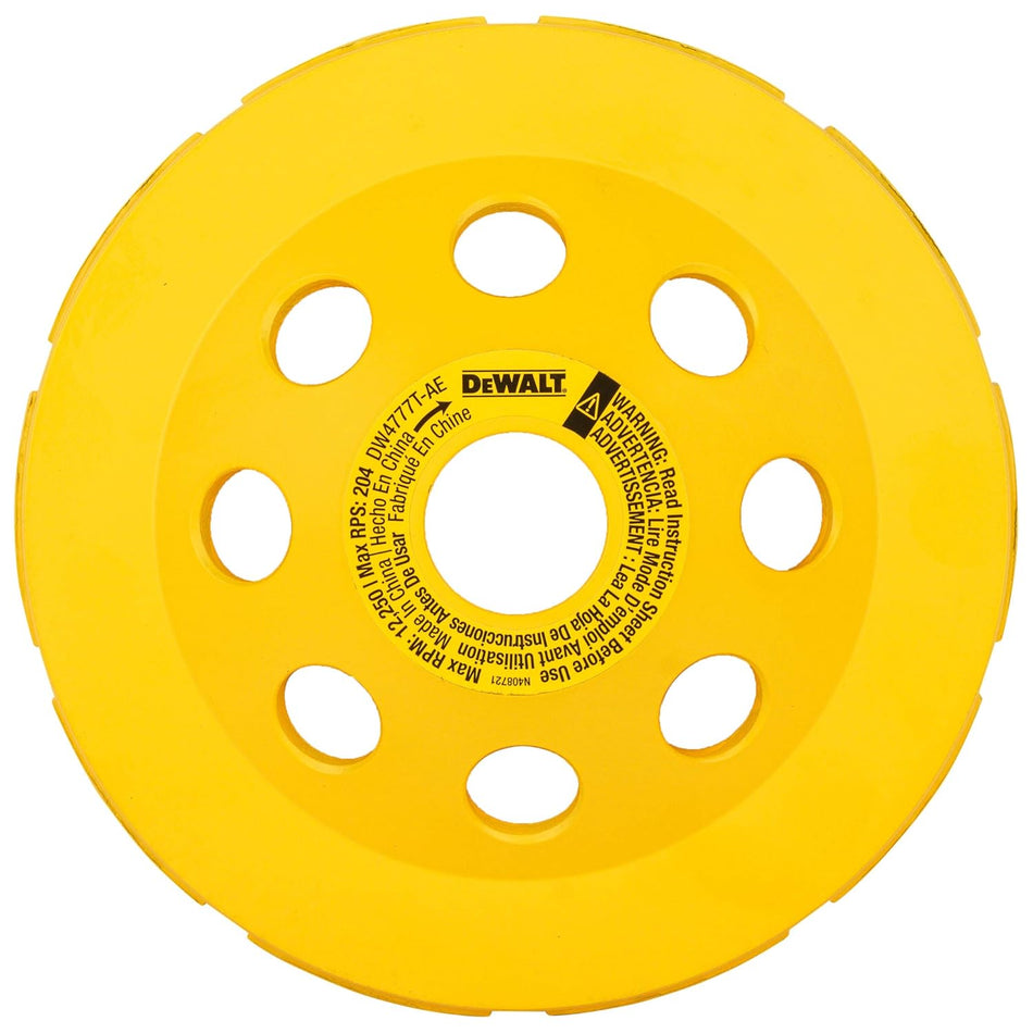 Dewalt 125mm double row diamond cup wheel DW4777T-AE