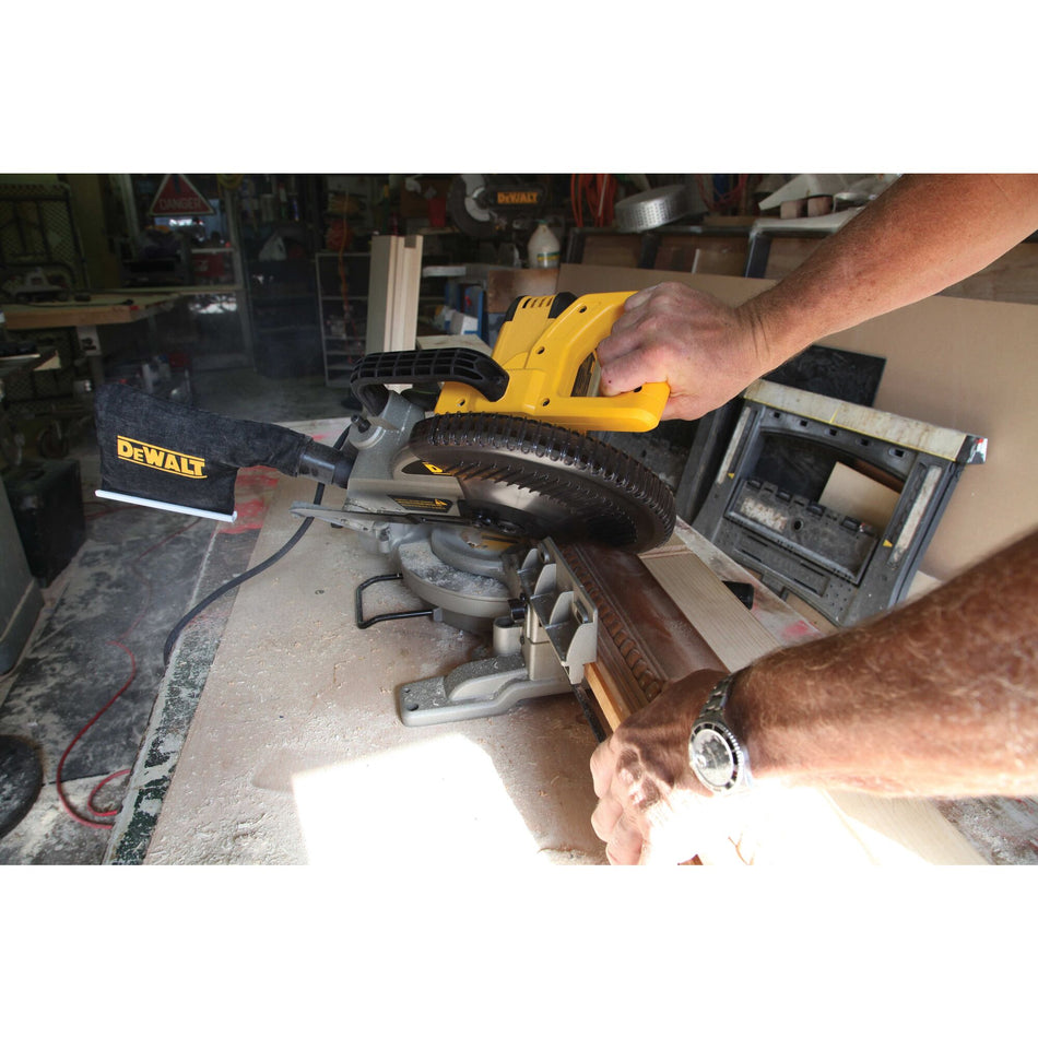 Dewalt 254mm Compound Mitre Saw + 80T Alu Blade DW714-IN