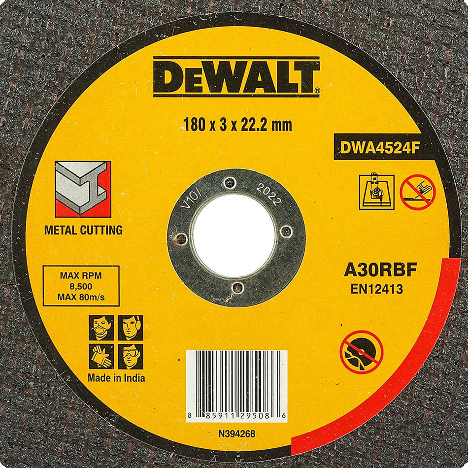 Dewalt 180 mm X 3.0 mm Cutoff Wheel DWA4524F