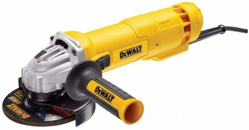 Dewalt 1400W 125mm Small Angle Grinder with Slide Switch & DES (Made in India) DWE4235-IN