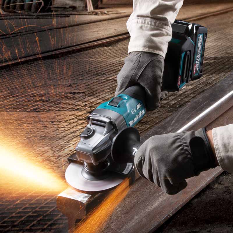 MAKITA XGT 40V max Brushless Angle Grinder, GA005GZ