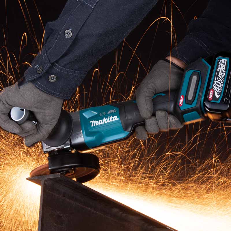 Makita 1100 W 125 mm Paddle Switch Electronic Brake Angle Grinder, GA013GM201