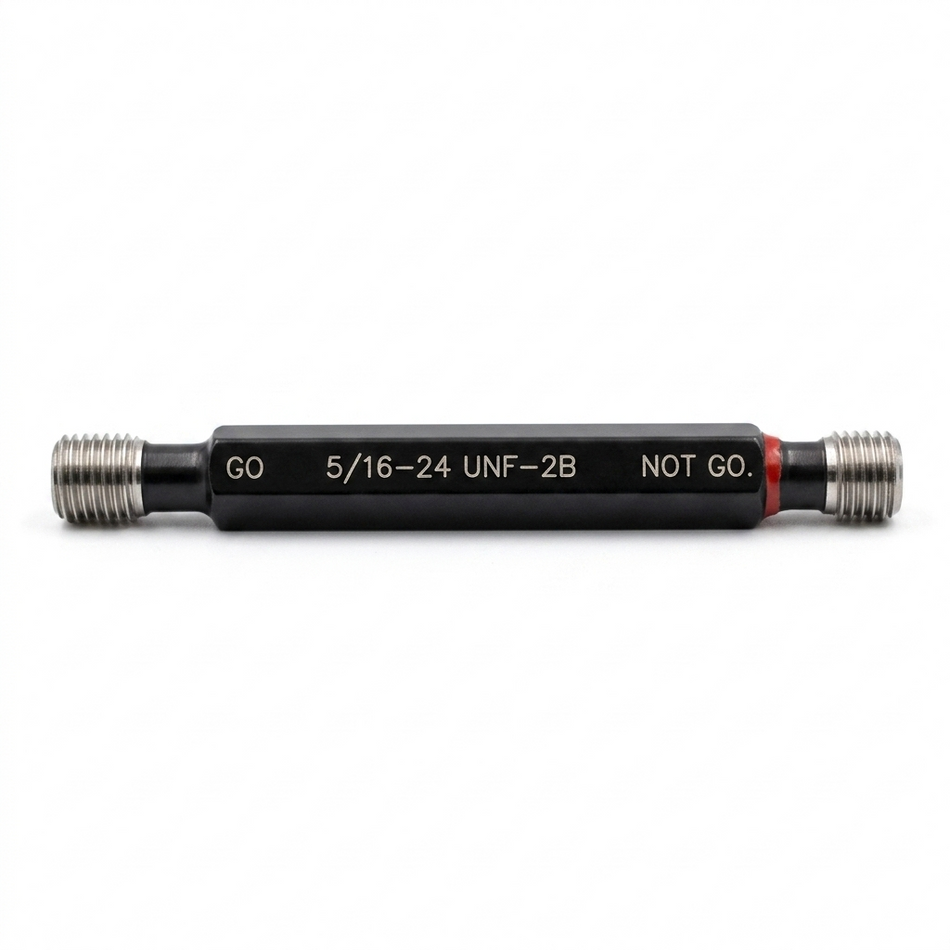Baker 5/16" UNF TPI 24 Unified Go and No-Go Thread Plug Gauge