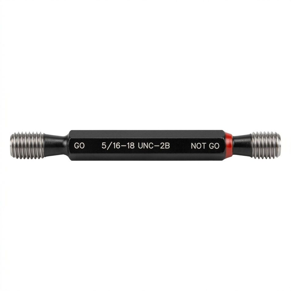 Baker 5/16" UNC TPI 18 Unified Go and No-Go Thread Plug Gauge