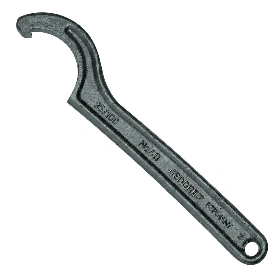 Gedore Hook wrench, DIN 1810 Form A, 95-100 mm 40 95-100, 6335180