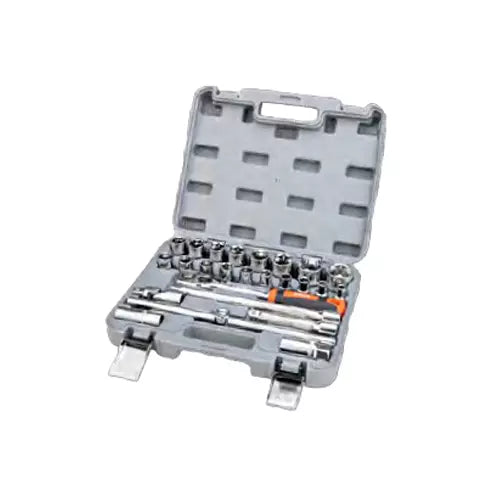 GROZ 1/2" Hex Socket Set 25 pcs, KIT/HSK/1-2/25