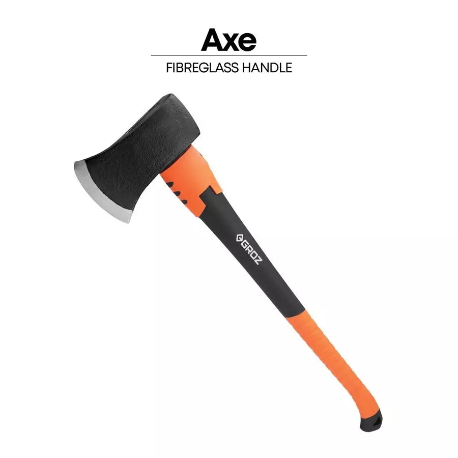 GROZ AXE/FG/4/36 Axes Fibreglass Handle Head Weight 1.8 kg, Overall length 900 mm