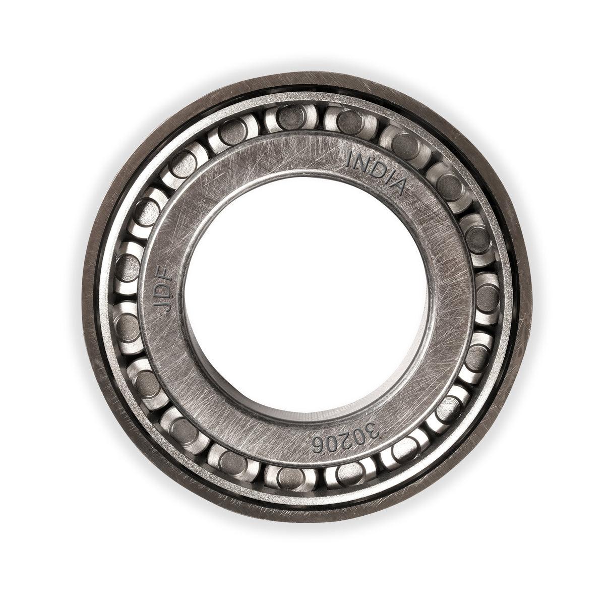 Metal bearing on a white background